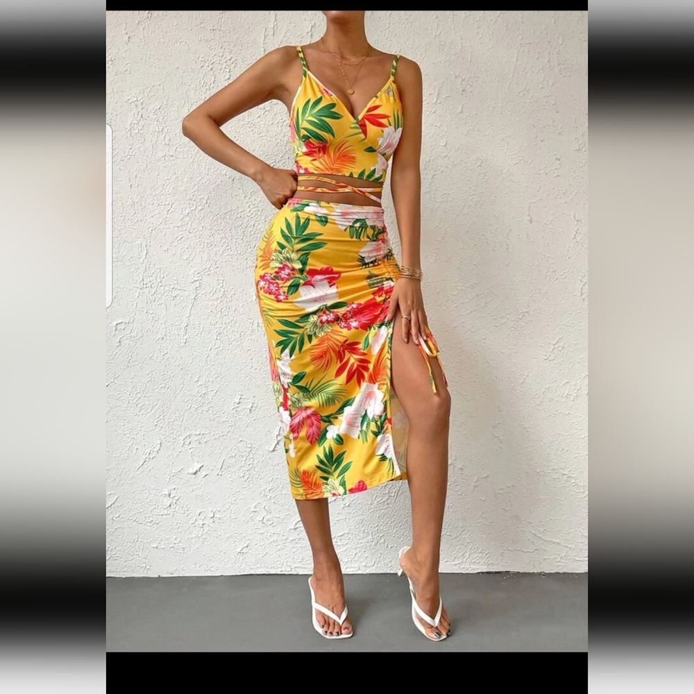 NWT Shein skirt set